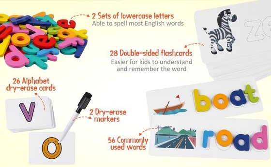 Giáo dục trí nhớ Thẻ flash giấy Hoạt động Flashcards cho trẻ 5 tuổi
