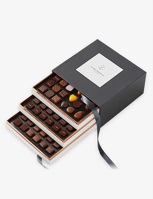 Nine Grids Chocolate Hộp các tông cứng Cấp thực phẩm Hộp lưu trữ ngăn kéo nhiều lưới