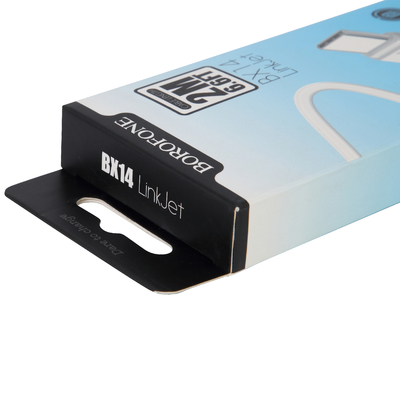 Sản phẩm điện tử Folding Hộp Carton In tùy chỉnh Hộp cáp sạc