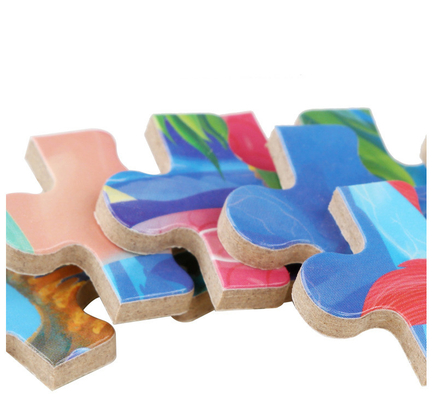 Câu đố ghép hình tùy chỉnh bằng gỗ 3D thân thiện với môi trường Phim hoạt hình trẻ em ghép hình