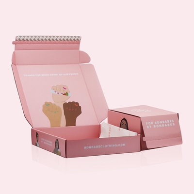 Pantone Color Mailer Hộp vận chuyển Gloss Matt Lamination Hộp thư màu