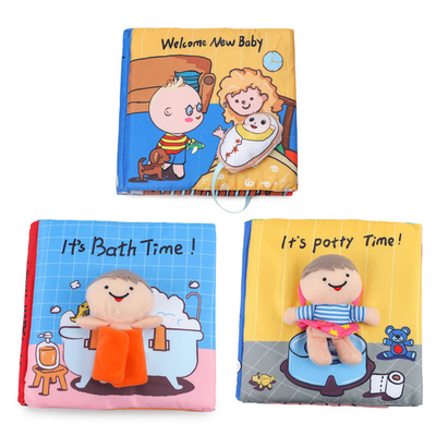 Gloss Matt Lamination Soft Fabric Book Kid Children In sách yên tĩnh