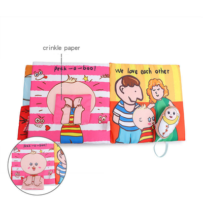 Gloss Matt Lamination Soft Fabric Book Kid Children In sách yên tĩnh