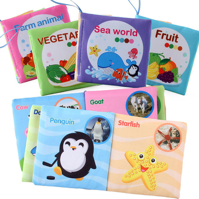 Đồ Chơi Montessori Sách Sơ Sinh Giác Quan Sách Hoạt Động Kỹ Năng Sống Cơ Bản Cho Bé 18 Tháng Tuổi