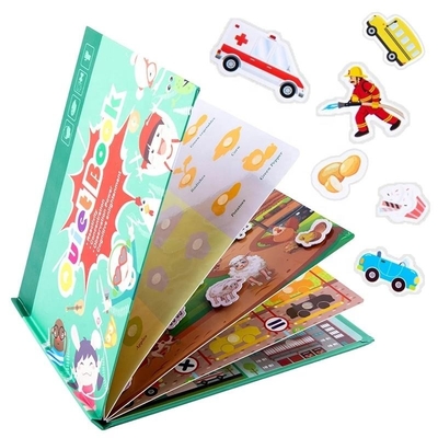 Sedex Mờ Giấy Nghệ Thuật Montessori Sách Yên Tĩnh Đồ Chơi Trẻ Em Dán Sách