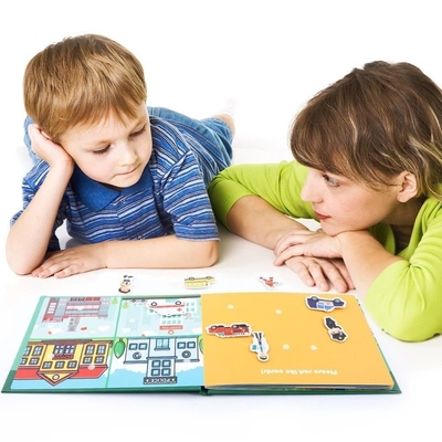 Sedex Mờ Giấy Nghệ Thuật Montessori Sách Yên Tĩnh Đồ Chơi Trẻ Em Dán Sách