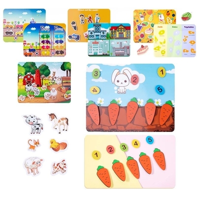 Sedex Mờ Giấy Nghệ Thuật Montessori Sách Yên Tĩnh Đồ Chơi Trẻ Em Dán Sách