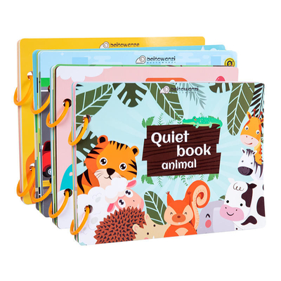 Mầm non Early Learning Sách hoạt động dành cho trẻ mới biết đi Sách dành cho trẻ em 6”X6” đến 10”X10”
