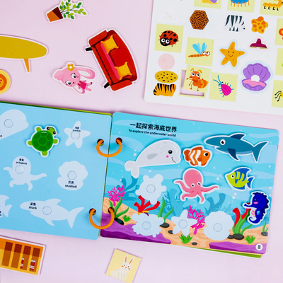 Mầm non Early Learning Sách hoạt động dành cho trẻ mới biết đi Sách dành cho trẻ em 6”X6” đến 10”X10”