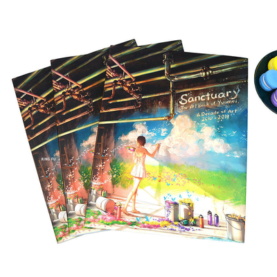 In sách bìa cứng FSC SGS Sách ảnh nghệ thuật CMYK tùy chỉnh