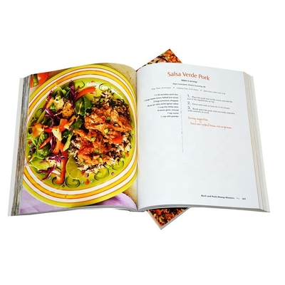 CMYK Color Recipe Cook Book Bìa mềm In sách giấy tráng