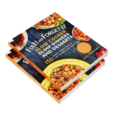 CMYK Color Recipe Cook Book Bìa mềm In sách giấy tráng