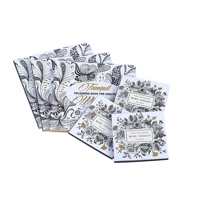 Sách in bìa mềm 100gsm 120gsm 140gsm Sách tô màu dành cho người lớn