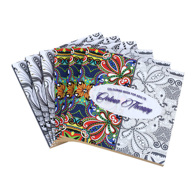 Sách in bìa mềm 100gsm 120gsm 140gsm Sách tô màu dành cho người lớn