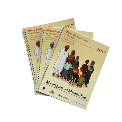 Sách giáo khoa Spiral Bound 100gsm 120gsm 140gsm Sách bìa mềm