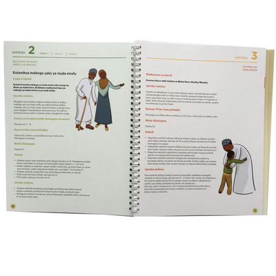Sách giáo khoa Spiral Bound 100gsm 120gsm 140gsm Sách bìa mềm