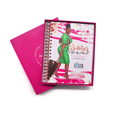 Hot Stamping Xoắn ốc Máy tính xách tay In Tạp chí Tùy chỉnh In sách