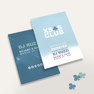 In tờ rơi câu lạc bộ A3 đến A6 In tờ rơi PMS Color Party