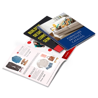 Saddle Stitched Catalog In tạp chí In ấn danh mục tập sách tùy chỉnh