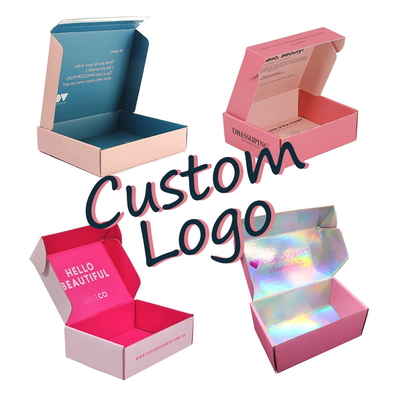 Hình ảnh lớp phủ UV Hộp vận chuyển Hộp quà tặng thời trang Logo tùy chỉnh