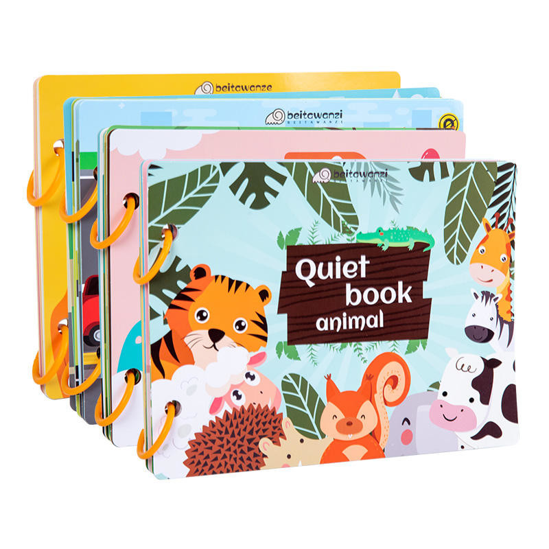 Mầm non Early Learning Sách hoạt động dành cho trẻ mới biết đi Sách dành cho trẻ em 6”X6” đến 10”X10”