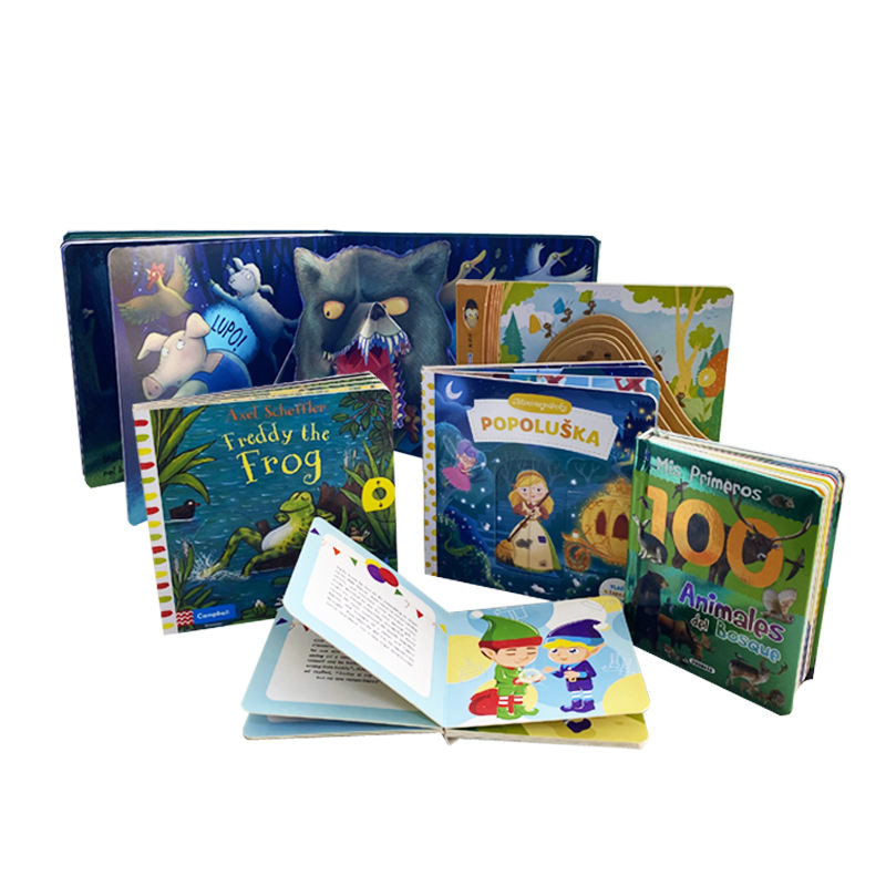 7 ”X10” Sách dành cho trẻ em In sách Bảng màu Pantone Sách