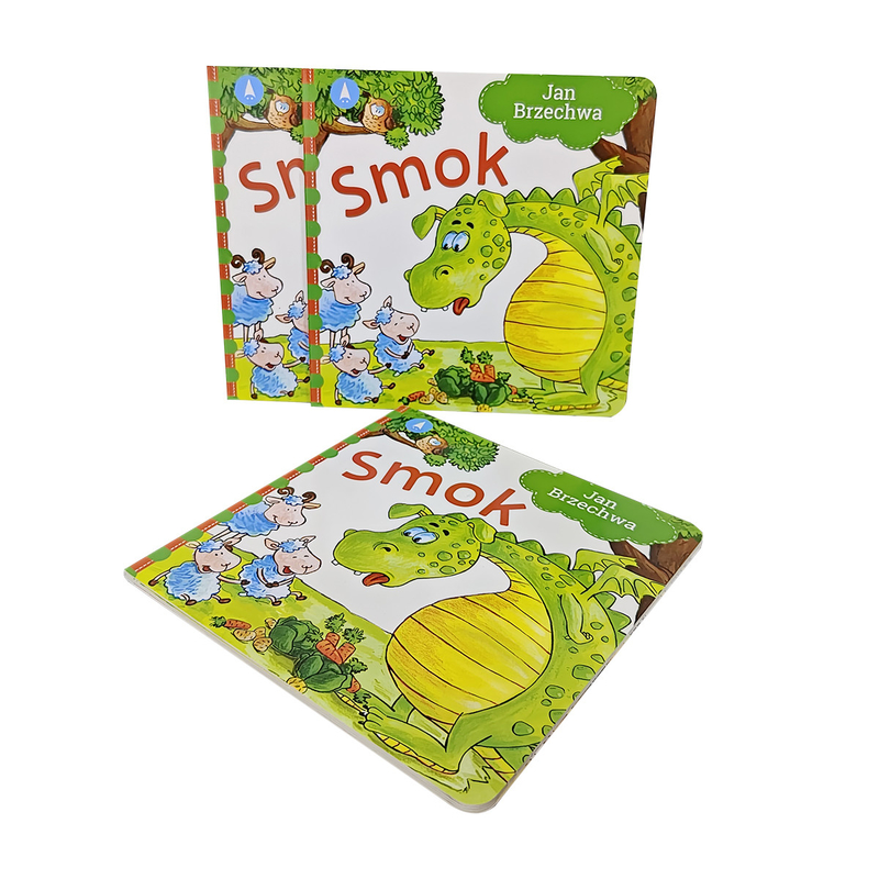 Trẻ em A5 Trẻ em Bảng sách in giấy bìa cứng Dịch vụ đầy đủ màu sắc
